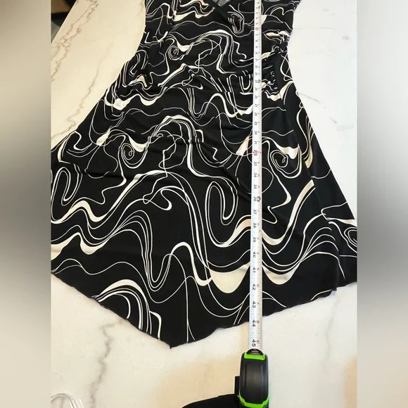 Ashley Stewart Black and white print dress - Picture 7 of 7